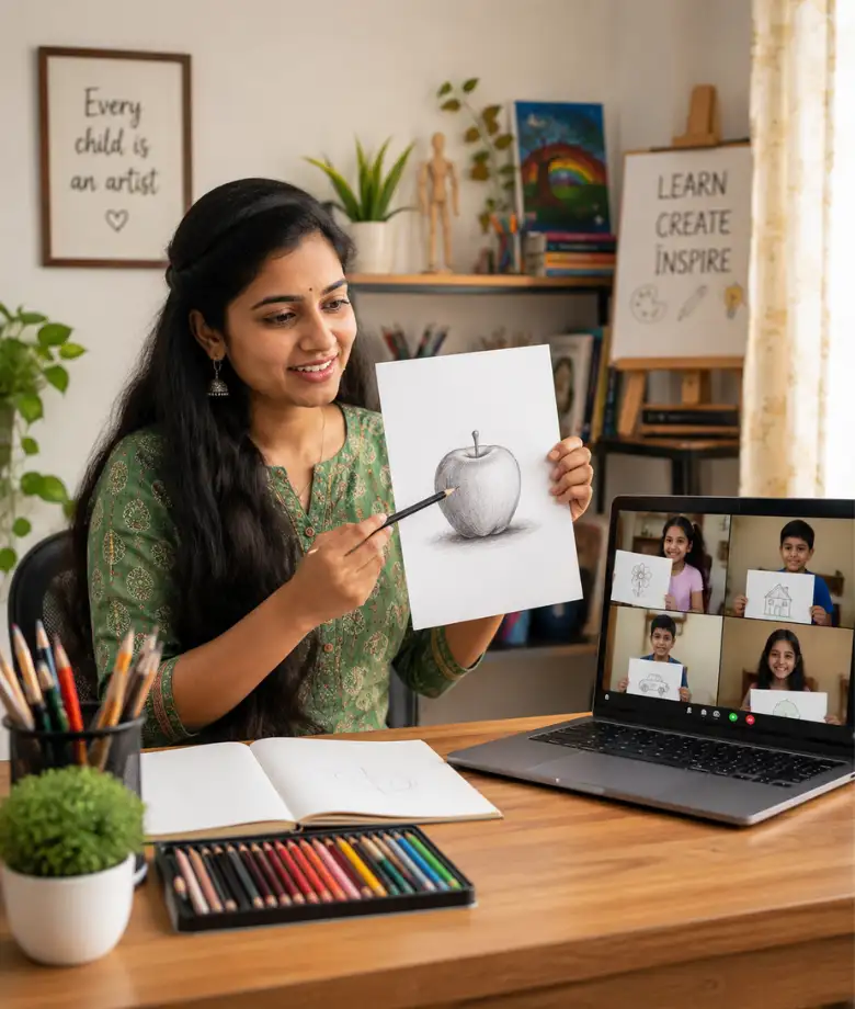 online drawing class