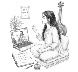 Enquire with us online hindustani vocal classes