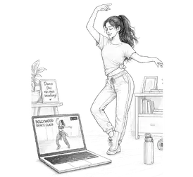 Enquire with us online bolloywood dance classes